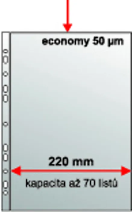Hlavný obrázok produktu Euroobal A4 U MAXI PP eurozáv. krupička, 50mic. 235x305mm [50 ks]