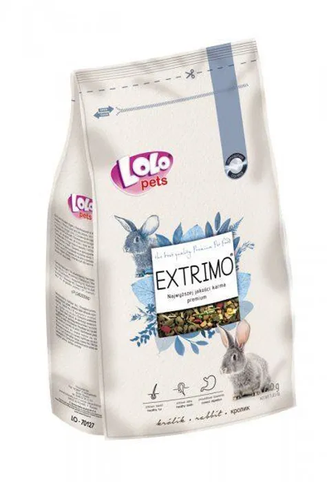Hlavný obrázok produktu EXTRIMO kompletní krmivo pro králíky v sáčku se zipem 750 g