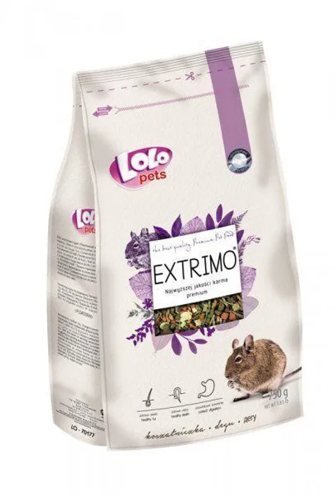 Hlavný obrázok produktu EXTRIMO kompletní krmivo pro osmáky v sáčku se zipem 750 g