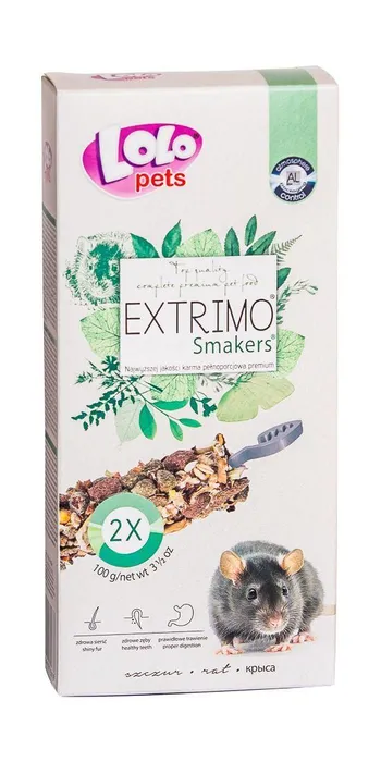 Hlavný obrázok produktu EXTRIMO SMAKERS tyčinky pro potkany 2ks/100 g
