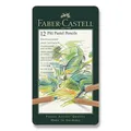 Faber-Castell 112112 Pitt Pastell, plechová krabička 12 ks