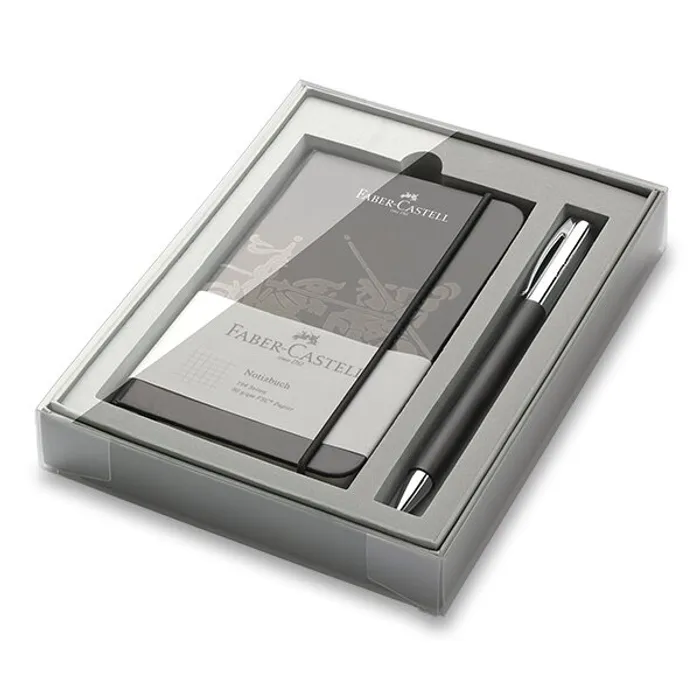Hlavný obrázok produktu Faber-Castell 149623 Ambition Precious Resin kuličková tužka, dárková kazeta se zápisníkem