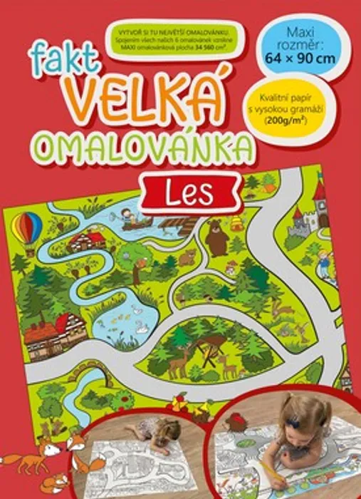 Hlavný obrázok produktu Fakt velká omalovánka - Les