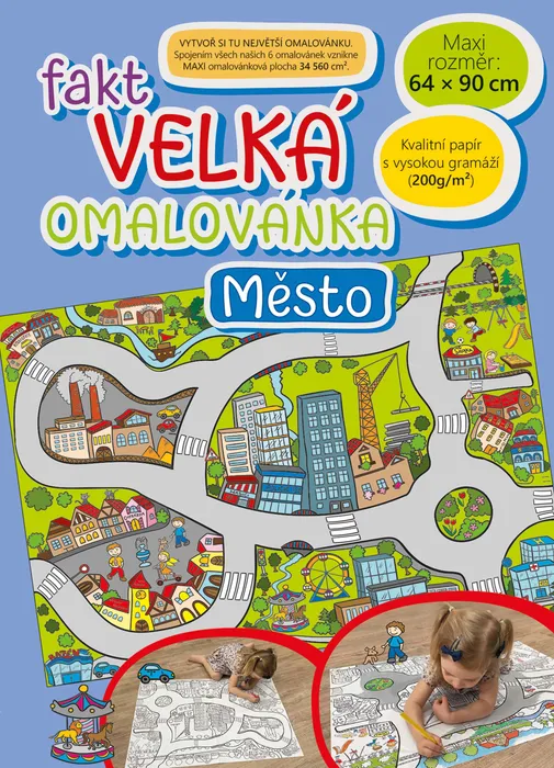 Hlavný obrázok produktu Fakt velká omalovánka - Město