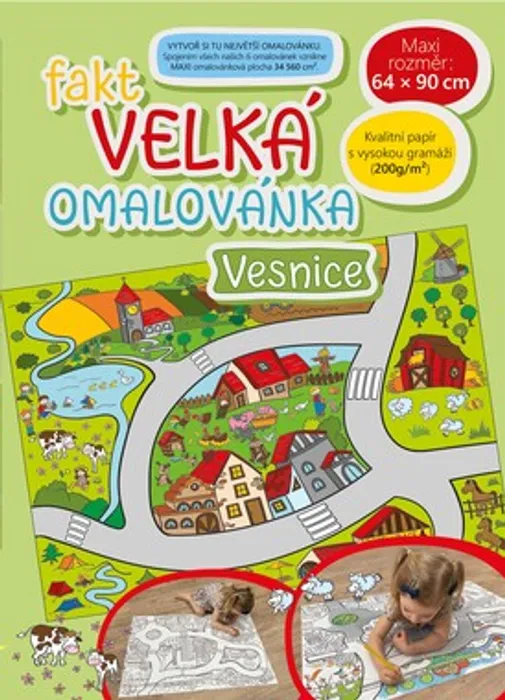 Hlavný obrázok produktu Fakt velká omalovánka - Vesnice