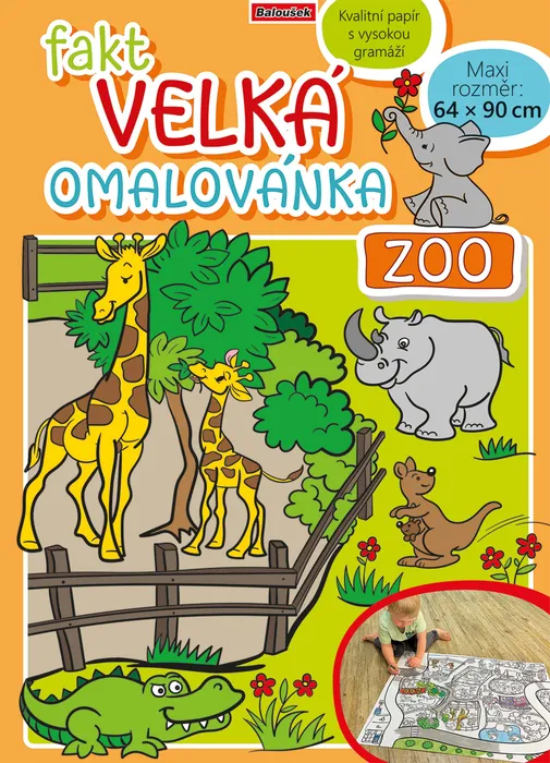 Hlavný obrázok produktu Fakt velká omalovánka - ZOO