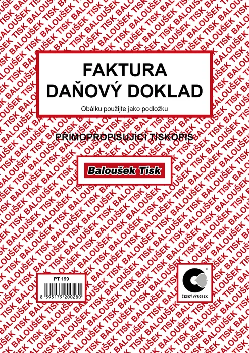 Hlavný obrázok produktu Faktura - daňový doklad A5 PT199