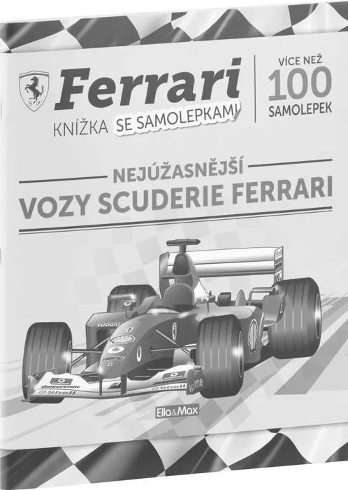 Hlavný obrázok produktu FERRARI, vozy Scuderie – Kniha samolepek