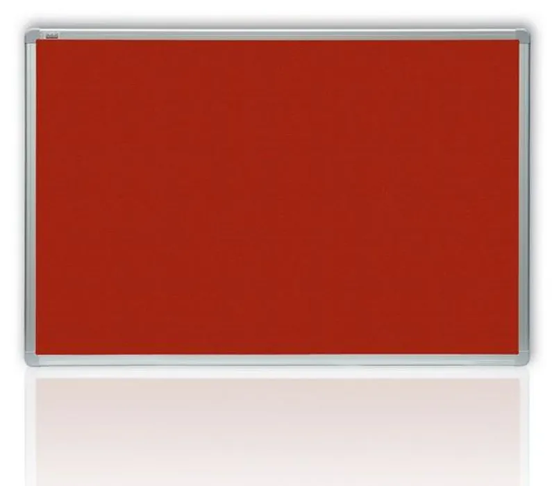 Hlavný obrázok produktu Filcová červená tabule v hliníkovém rámu 180x120 cm