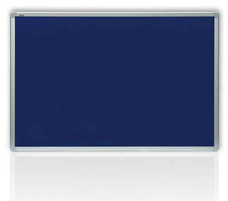 Hlavný obrázok produktu Filcová modrá tabule v hliníkovém rámu 90x120 cm