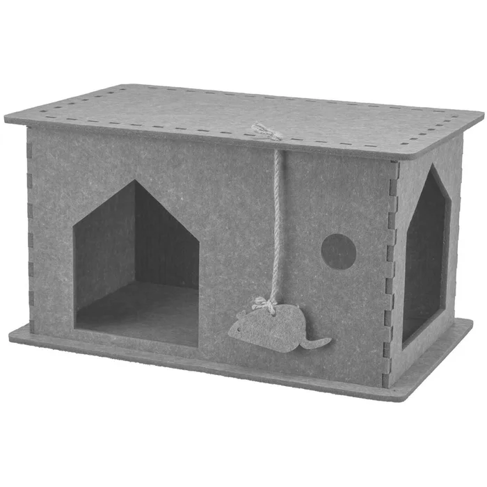 Hlavný obrázok produktu Filcový domek / jeskyně LENE 54 x 30 x 35 cm, šedá