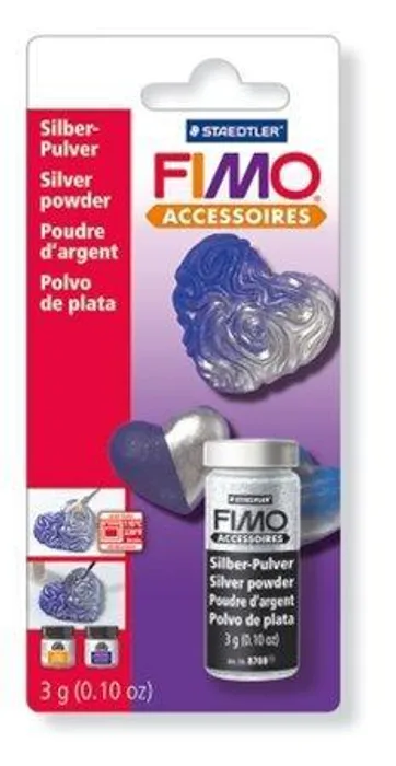 Hlavný obrázok produktu FIMO® 8708 Metalický prášek - stříbrný