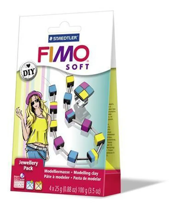 Hlavný obrázok produktu FIMO® Soft DIY šperková sada KOSTKY