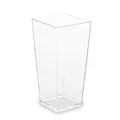 Ďalší obrázok produktu Fingerfood pohárik (PS) hranatý číry 40 x 40 x 82 mm 85ml [40 ks]