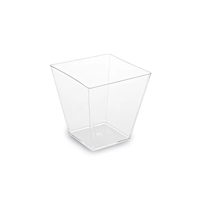 Hlavný obrázok produktu Fingerfood kelímek hranatý, čirý 5,0 x 5,0 x 4,5 cm - 60 ml [50 ks]