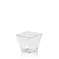 Ďalší obrázok produktu Fingerfood pohárik (PS) hranatý číry 50 x 50 x 45 mm 60ml [50 ks]