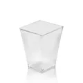 Ďalší obrázok produktu Fingerfood pohárik (PS) hranatý číry 58 x 58 x 76 mm 160ml [20 ks]