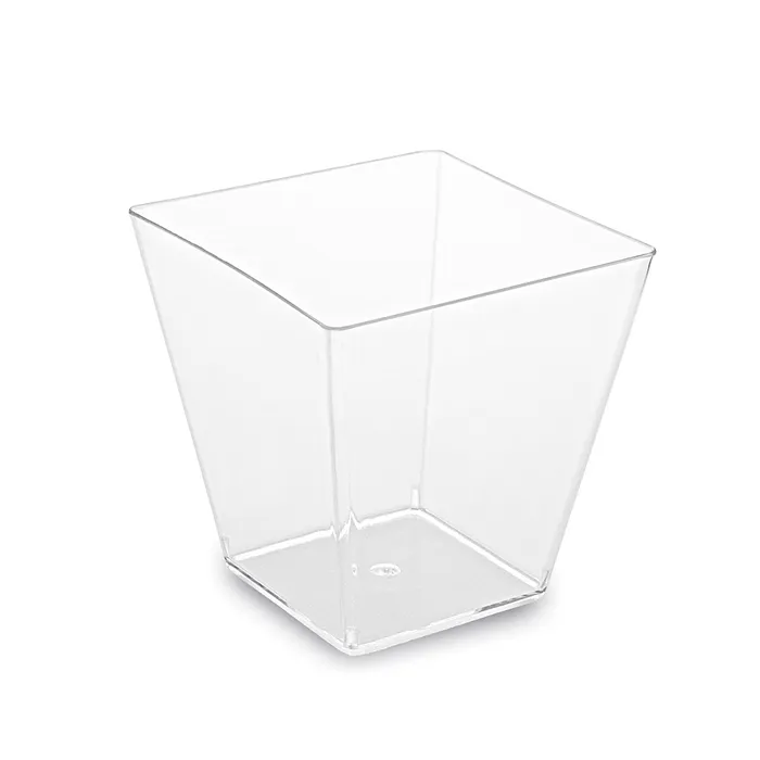 Hlavný obrázok produktu Fingerfood kelímek hranatý, čirý 5,9 x 5,9 x 5,4 cm - 100 ml [50 ks]