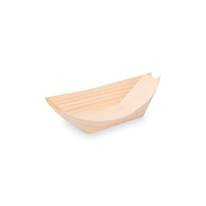Hlavný obrázok produktu Fingerfood miska dřevěná, lodička 13 x 8 cm [100 ks]