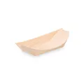 Ďalší obrázok produktu Fingerfood miska drevená lodička 16,5 x 8,5 cm [100 ks]