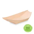 Ďalší obrázok produktu Fingerfood miska drevená lodička 21,5 x 11 cm [100 ks]