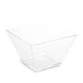 Ďalší obrázok produktu Fingerfood pohárik (PS) hranatý číry 110 x 110 x 70 mm, 500ml [20 ks]