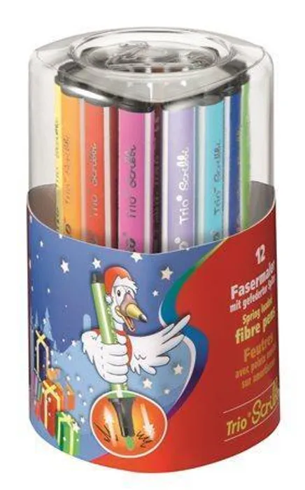 Hlavný obrázok produktu Fix s odpruženým hrotem STABILO Trio Scribbi - 12 ks