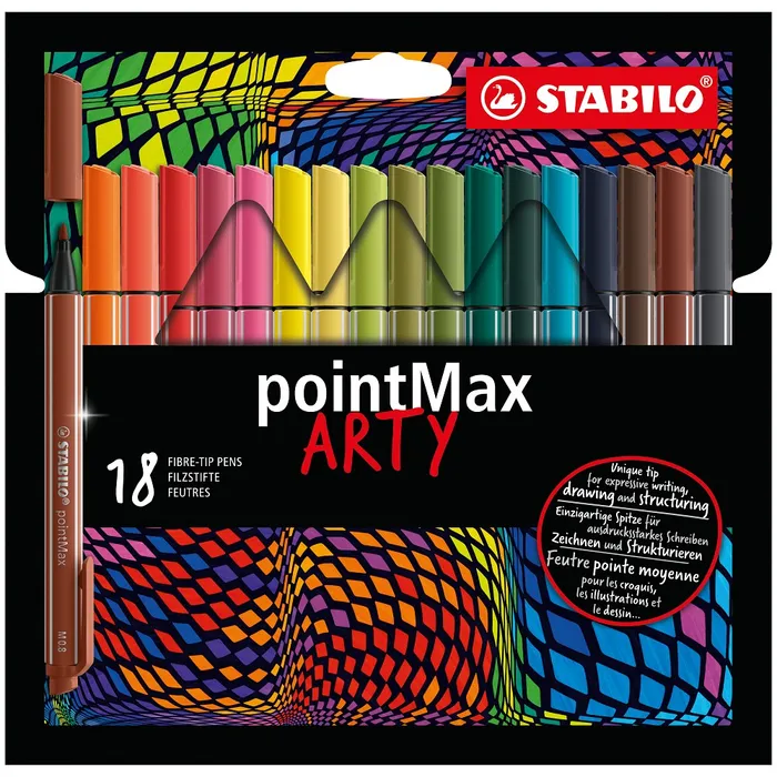 Hlavný obrázok produktu Fix STABILO pointMax 18 ksu "ARTY"