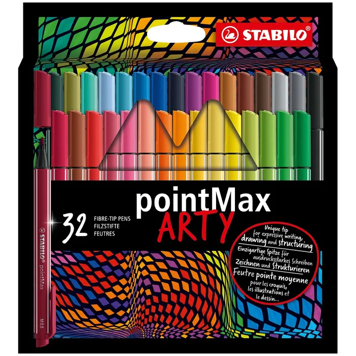 Hlavný obrázok produktu Fix STABILO pointMax 32 ksu "ARTY"