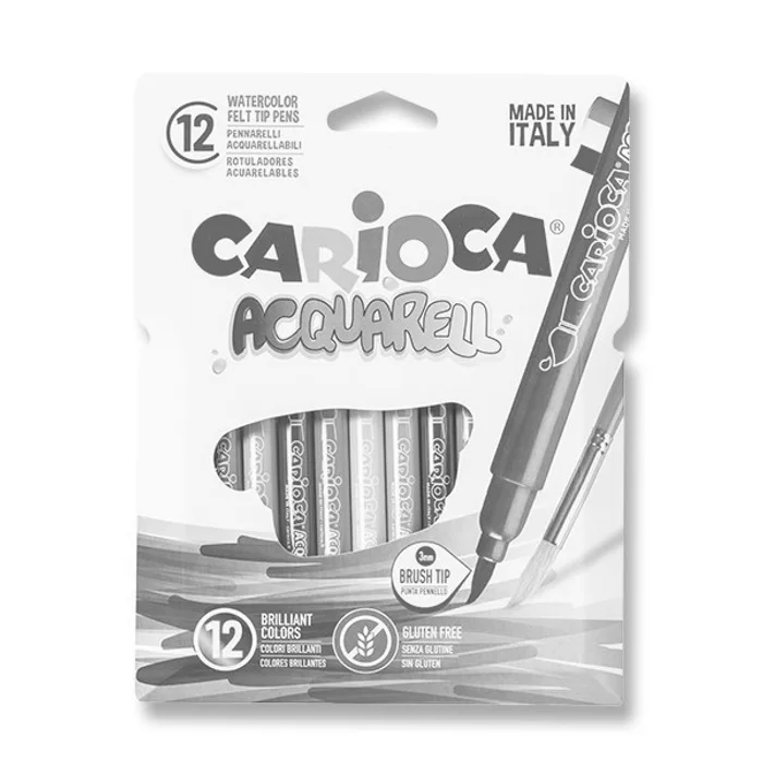 Hlavný obrázok produktu Fixy Carioca Acquarell 12 barev