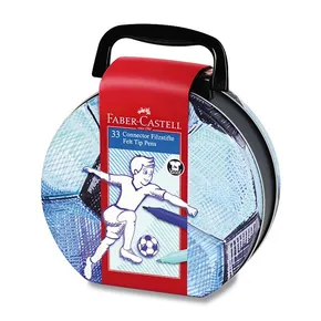 Fixy Faber-Castell 155538 Connector, kufrík Futbal 33 ks