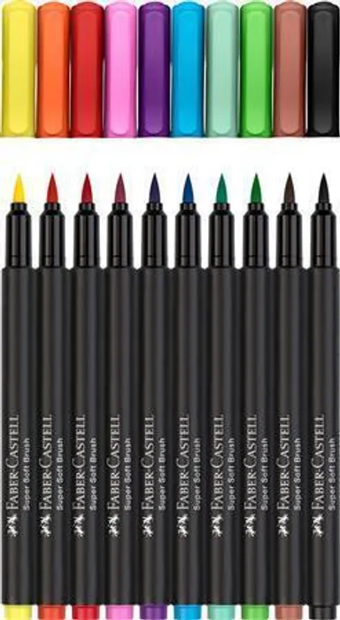 Hlavný obrázok produktu Fixy Faber-Castell Black Edition Brush 10 barev