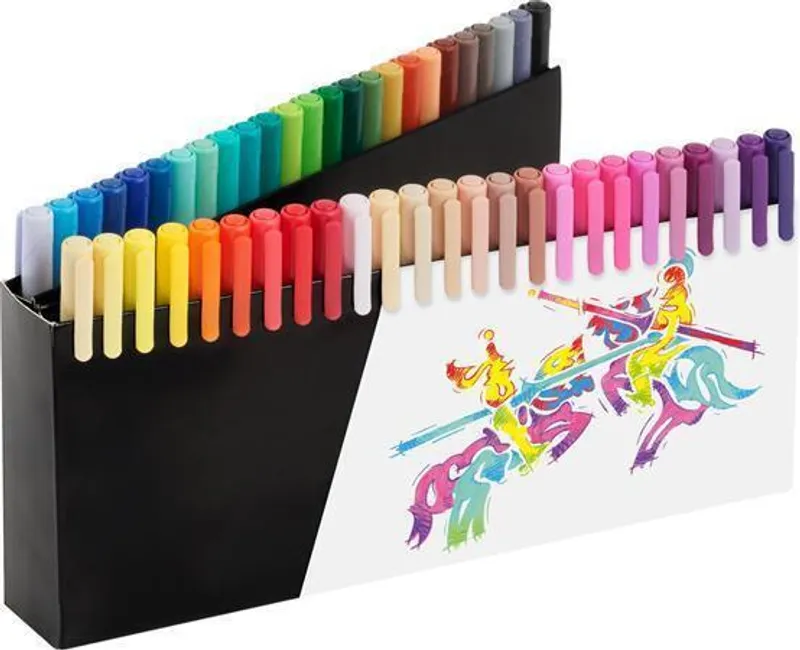 Hlavný obrázok produktu Fixy Faber-Castell Black Edition Brush - stojánek, 50 barev