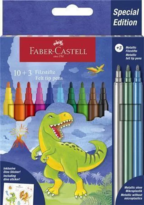 Hlavný obrázok produktu Fixy Faber-Castell Dinosaurus 13 barev