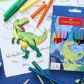 Ďalší obrázok produktu Fixy Faber-Castell Dinosaurus 13 farieb