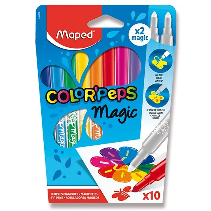 Hlavný obrázok produktu Fixy Maped Color´Peps Magic 8 + 2 kusů
