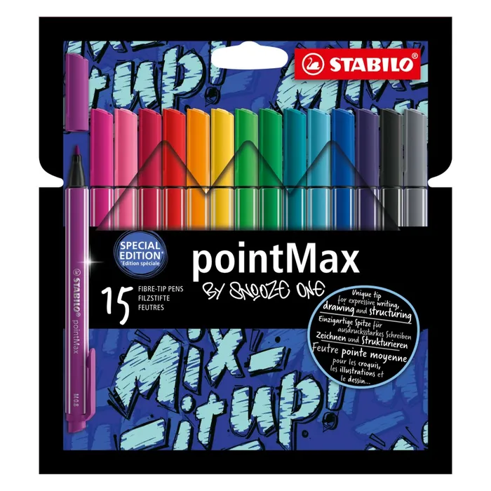 Hlavný obrázok produktu Fixy STABILO pointMax 15 ks "Snooze One"