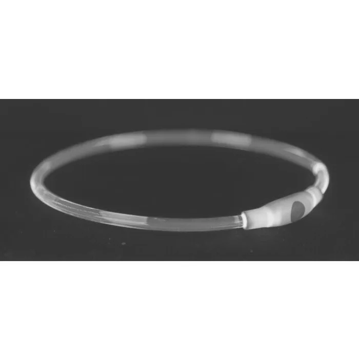 Hlavný obrázok produktu Flash light ring USB, blikací obojek, červená L-XL: 65 cm/ o 8 mm