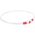 Ďalší obrázok produktu Flash light ring USB, blikací obojok, červená S-M: 40 cm/ o 8 mm