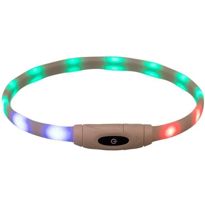 Hlavný obrázok produktu Flash USB svítící obojek, XS-XL: 65 cm / 16 mm, multi-color (RP 2,10 Kč)
