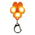 Flasher USB blikačka pre psov 3,5 x 4,3 cm tvar labka