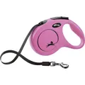 Ďalší obrázok produktu Flexi New Classic M opasok 5 m, max. 25 kg, - ružová
