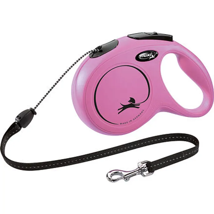 Hlavný obrázok produktu Flexi New Classic M šňůra 8 m, max. 20kg, - růžová