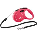 Flexi New Classic S šnúra 5 m, max.12kg, - červená