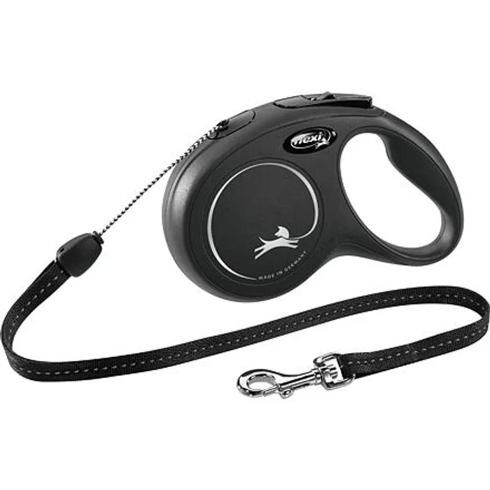 Hlavný obrázok produktu Flexi New Classic S šňůra 8 m, max. 12kg, - černá