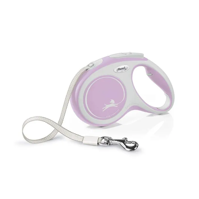 Hlavný obrázok produktu Flexi New Comfort M pásek 5 m, max. 25 kg, růžová