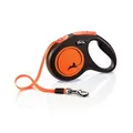 Ďalší obrázok produktu Flexi New Neon M pásik 5 m, max. 25 kg, oranžová
