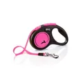Ďalší obrázok produktu Flexi New Neon M pásik 5 m, max. 25 kg, ružová