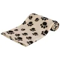 Ďalší obrázok produktu Flísová deka BEANY 100x70cm - béžová s čiernymi labkami