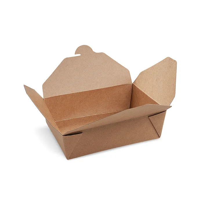 Hlavný obrázok produktu Food box (PAP/PE) nepromastitelný kraft `M` 150 x 120 mm 1000ml [50 ks]